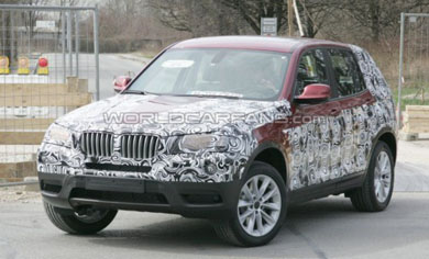 Spy Shots: ��������� BMW X3 2011 ���������� ����