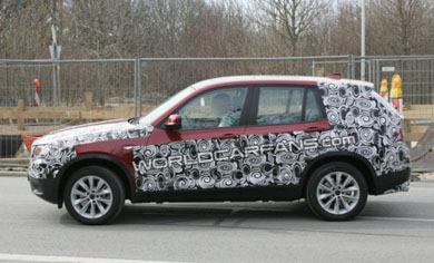 Spy Shots: ��������� BMW X3 2011 ���������� ����