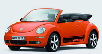 Volkswagen Beetle ������� ���������� Black-Orange