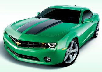 ���������� Chevrolet Camaro Synergy Green ����� ��������� � ������� �� ���