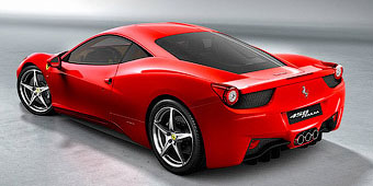 Суперкар Ferrari 458 Italia будет стоить от 162 евро + налоги