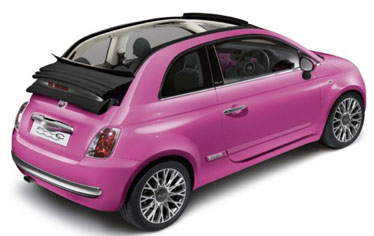 Fiat �������� ���������� 500C Pink Edition Cabrio