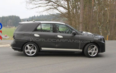 Spy Shots: ��������� Mercedes-Benz ML AMG 2012 ���������� ����