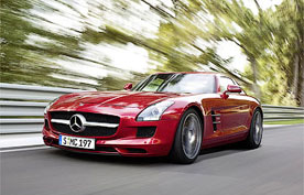 ������� ����� ������ �� ����� �������� Mercedes-Benz SLS AMG