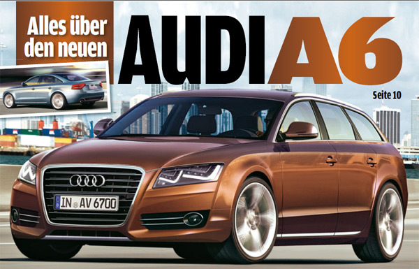 Первая информация о новом поколении Audi A6