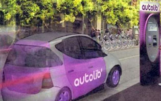 В Париже в 2011 году появится сеть Autolib для проката электромобилей