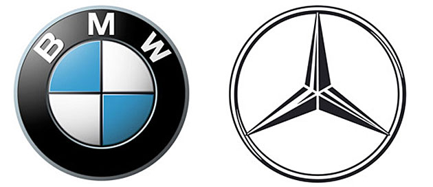 BMW  Mercedes  ,  