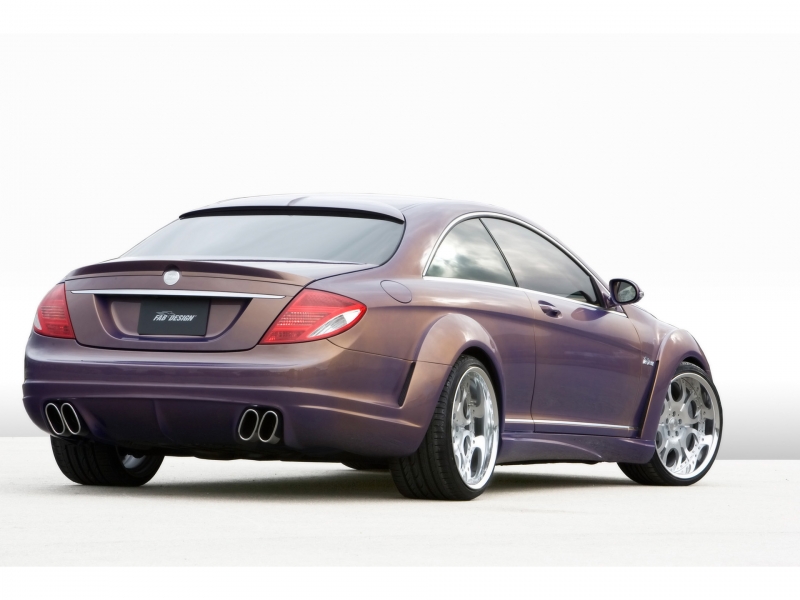 FAB Design Mercedes Benz CL Widebody Studio Rear Angle ������������� ����
