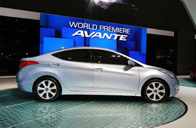 � ����� ����� ����������� Hyundai Elantra ������ ��������� 