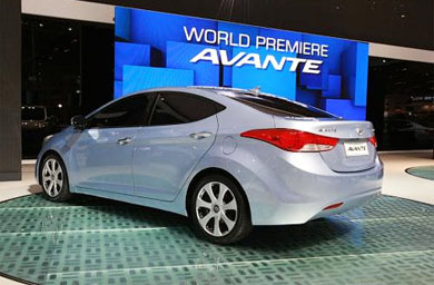 � ����� ����� ����������� Hyundai Elantra ������ ��������� 