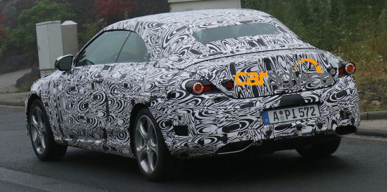 В Германии обнаружен тестовый мул первого кабриолета Mercedes C-Class