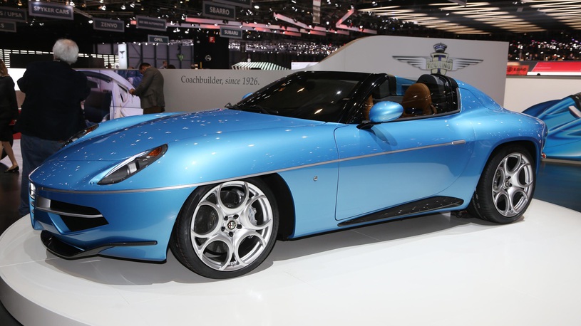 Новый концепт Alfa Romeo Disco Volante приехал в Женеву