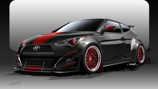 Мощность Hyundai Veloster увеличат до 500 лошадиных сил