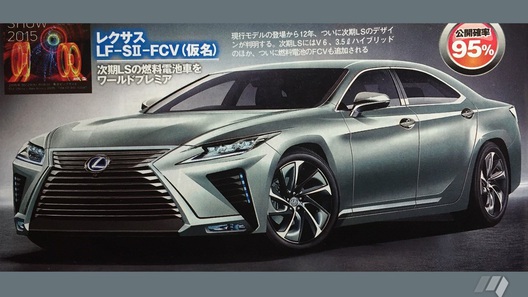 Lexus LS получит двигатель, работающий на водородном топливе