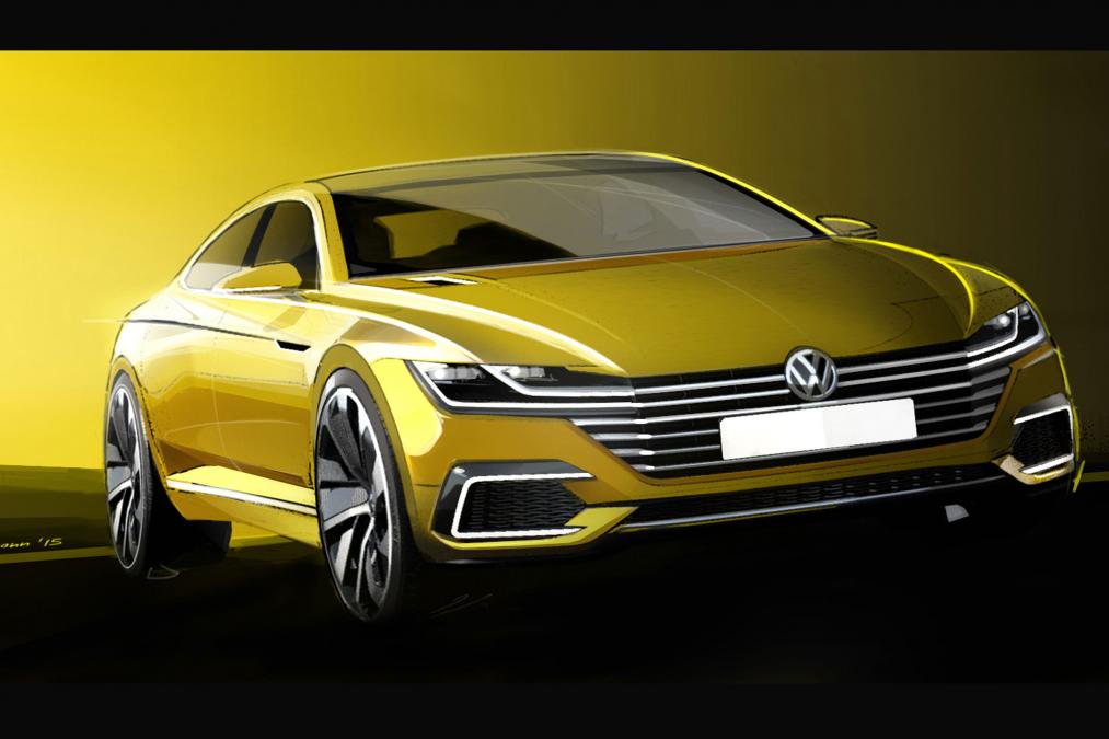 � ������ ����������� ����� ������� Volkswagen Sport Coupe GTE Concept