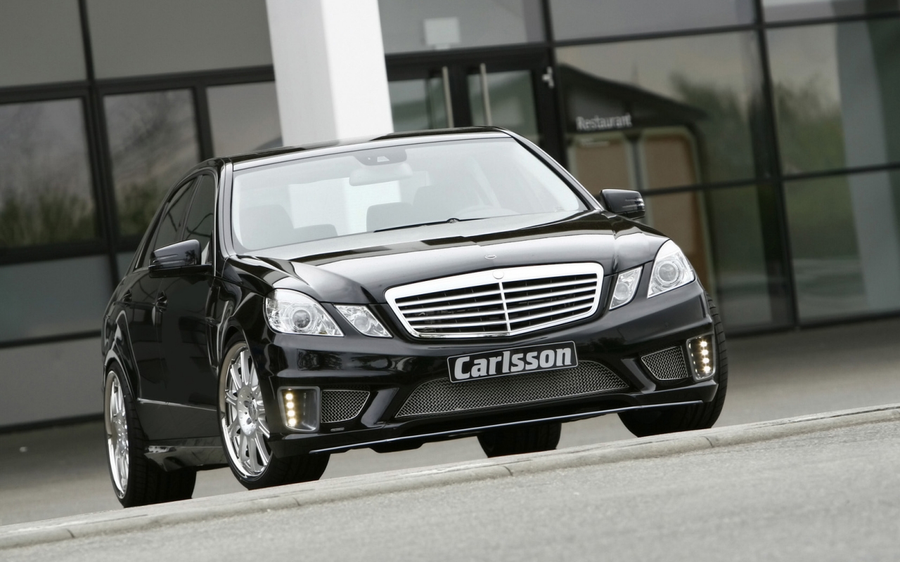 Carlsson Mercedes Benz E Class Front Angle Tilt 2009 ������������� ����